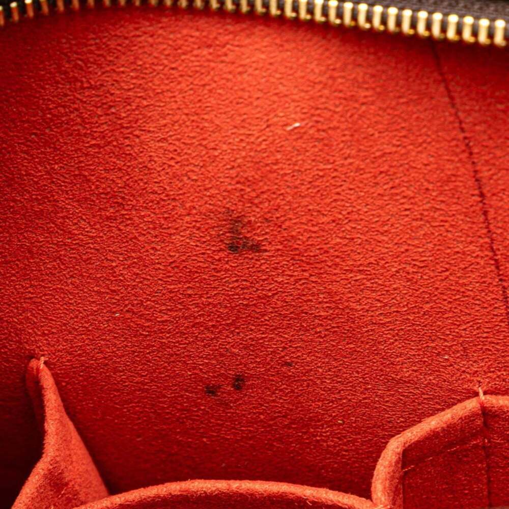 LOUIS VUITTON Authentic Brown Damier Leather Tote Bag - Picture 9 of 15